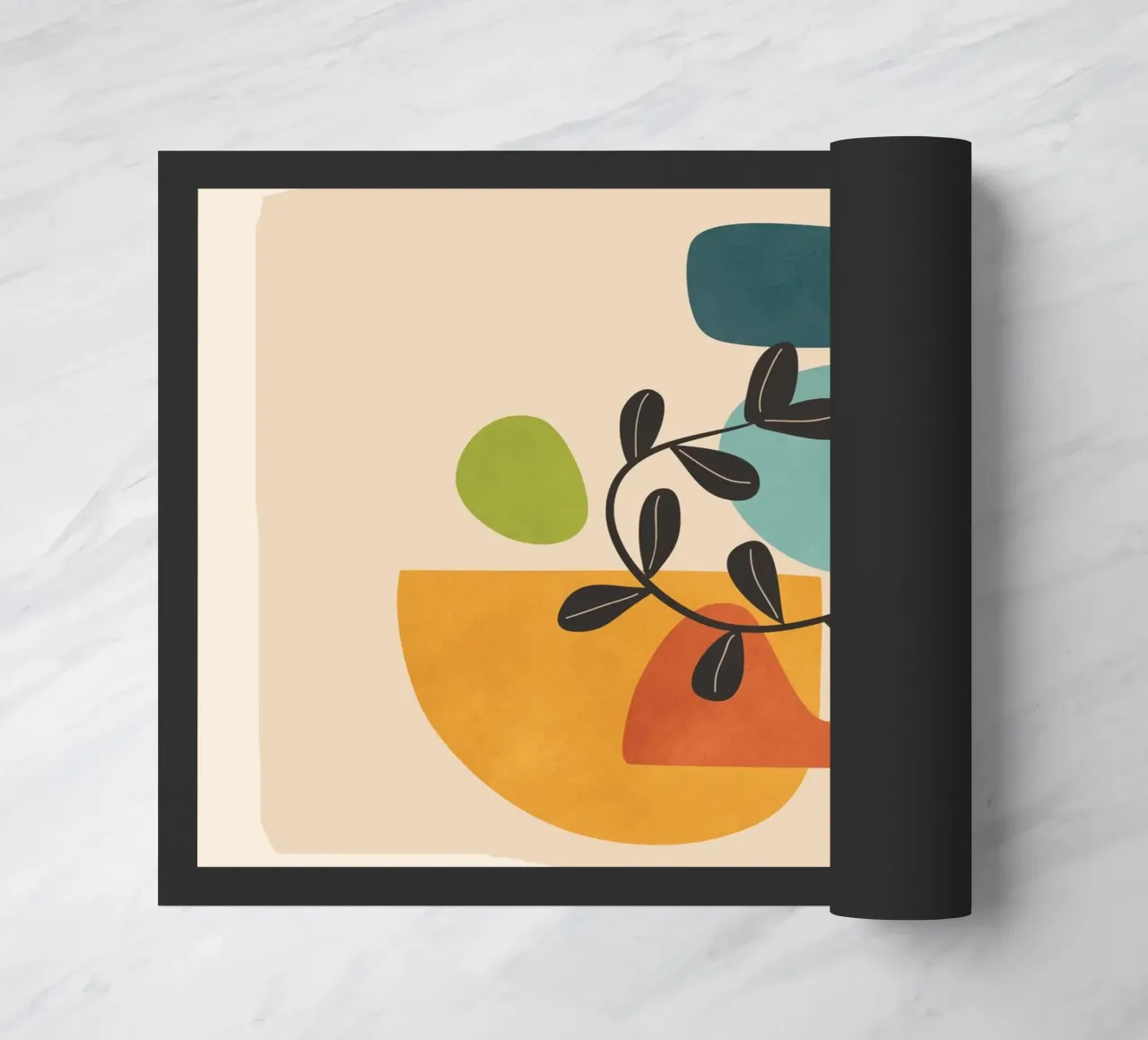Minimal Balance – Abstract Forms II paillasson de Nadjaa