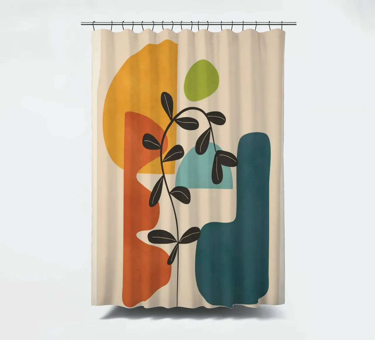 Minimal Balance – Abstract Forms II tenda da doccia da Nadjaa