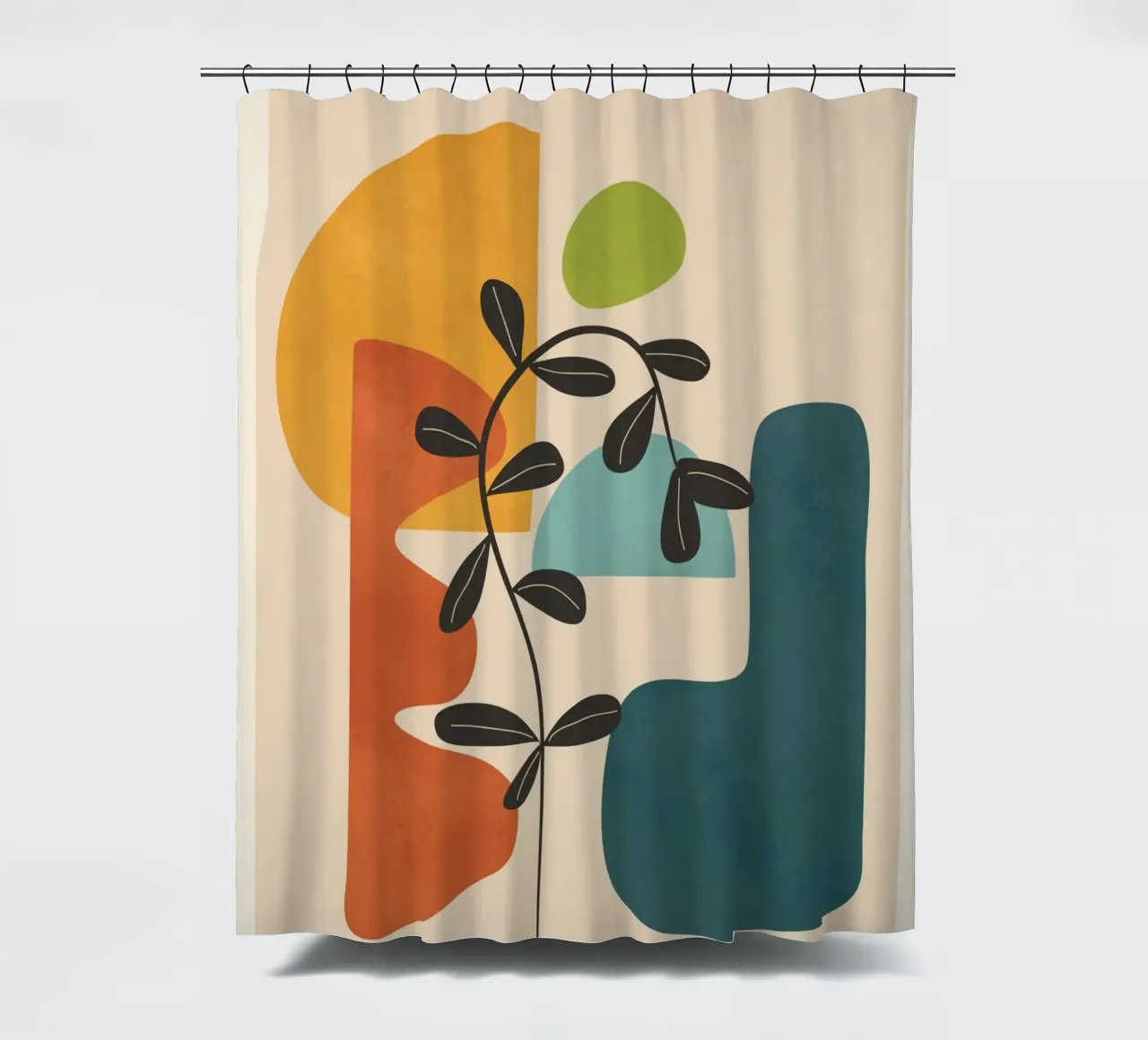 Minimal Balance – Abstract Forms II tenda da doccia da Nadjaa