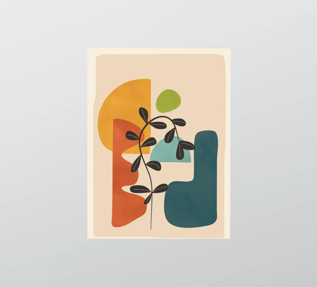 Minimal Balance – Abstract Forms II adesivo da Nadjaa