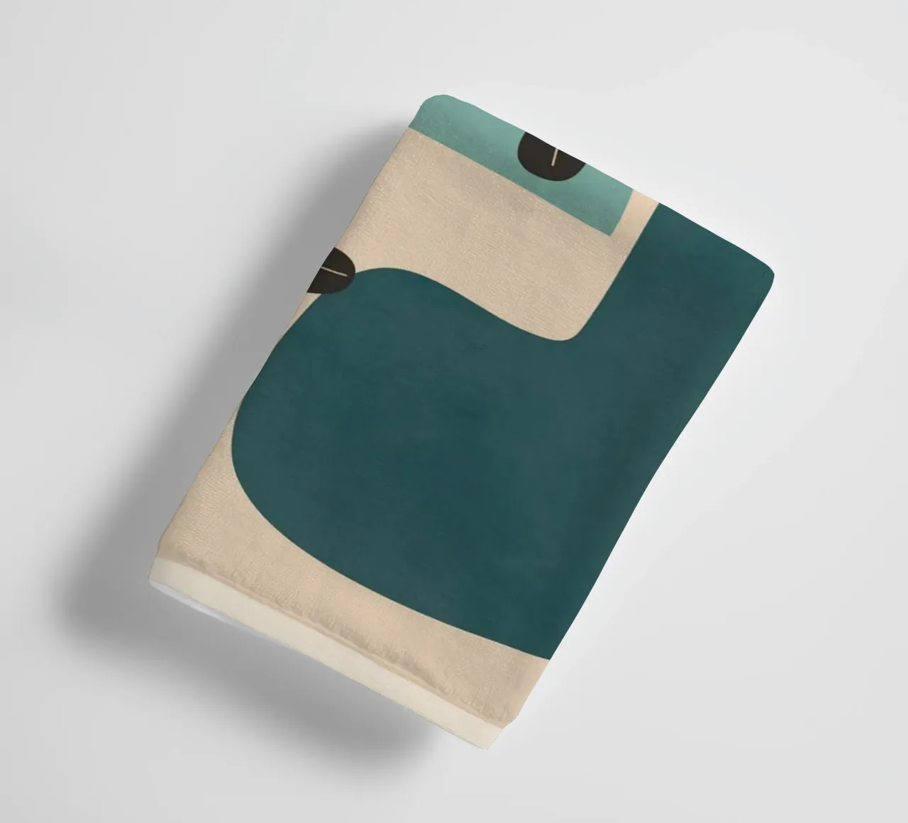 Minimal Balance – Abstract Forms II Handtuch von Nadjaa