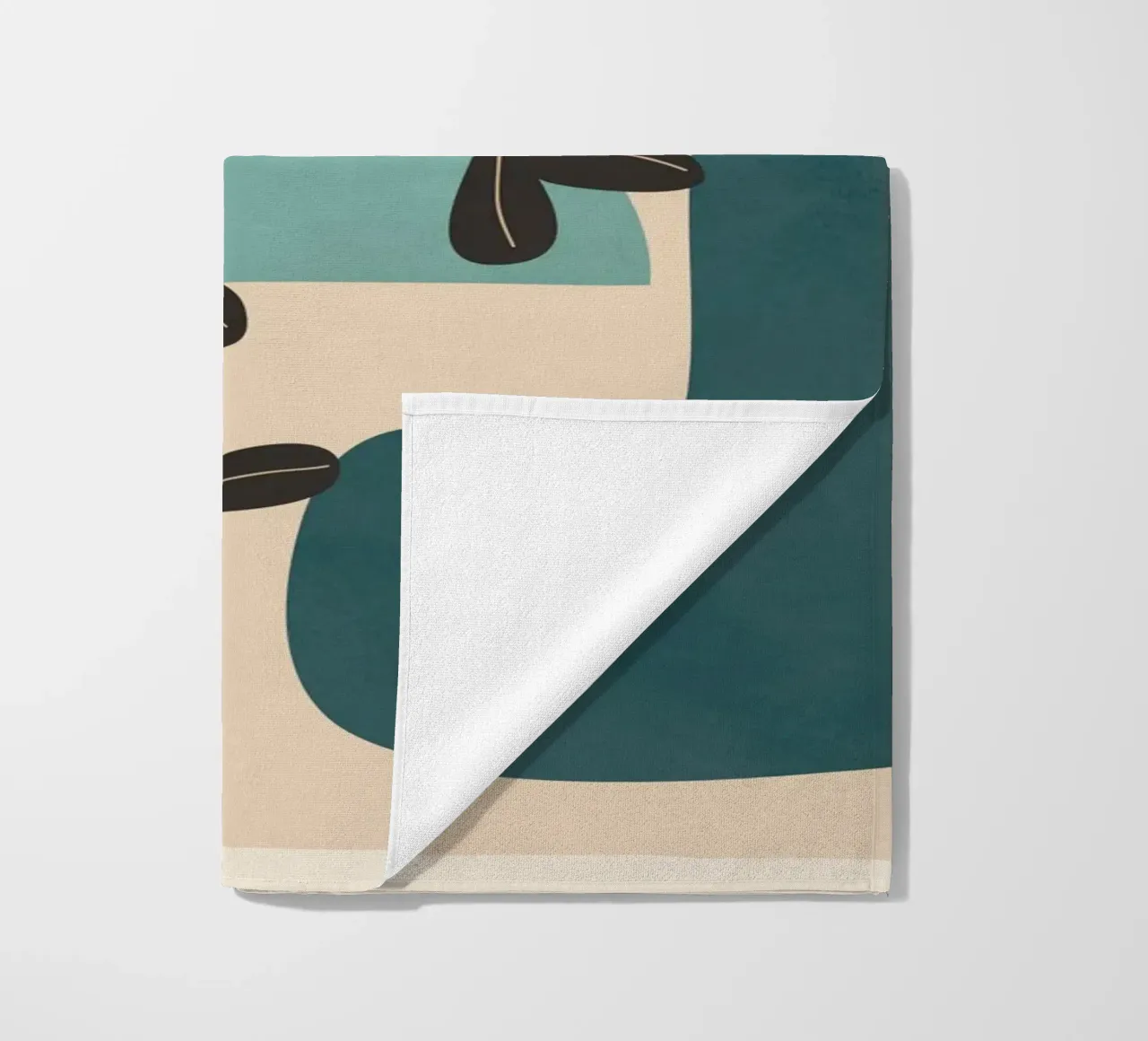 Minimal Balance – Abstract Forms II serviette de plage de Nadjaa