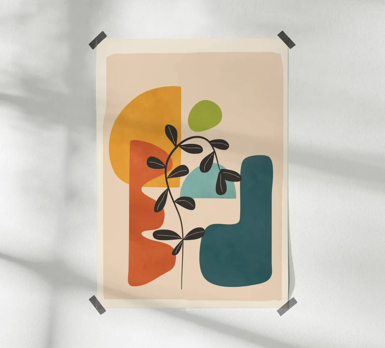 Minimal Balance – Abstract Forms II poster da Nadjaa