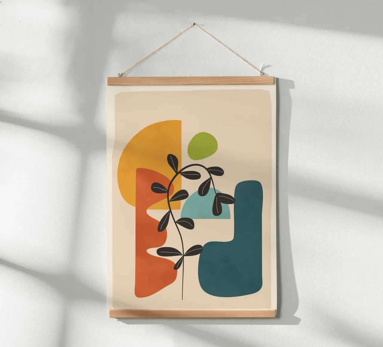 Minimal Balance – Abstract Forms II poster da Nadjaa