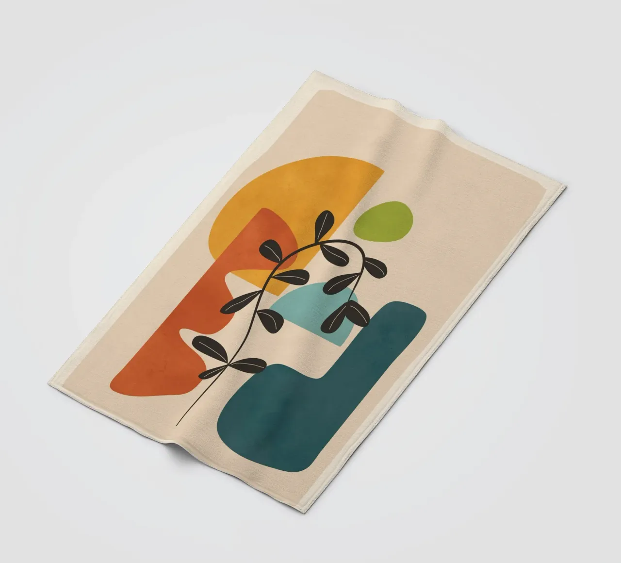 Minimal Balance – Abstract Forms II coperta in pile da Nadjaa