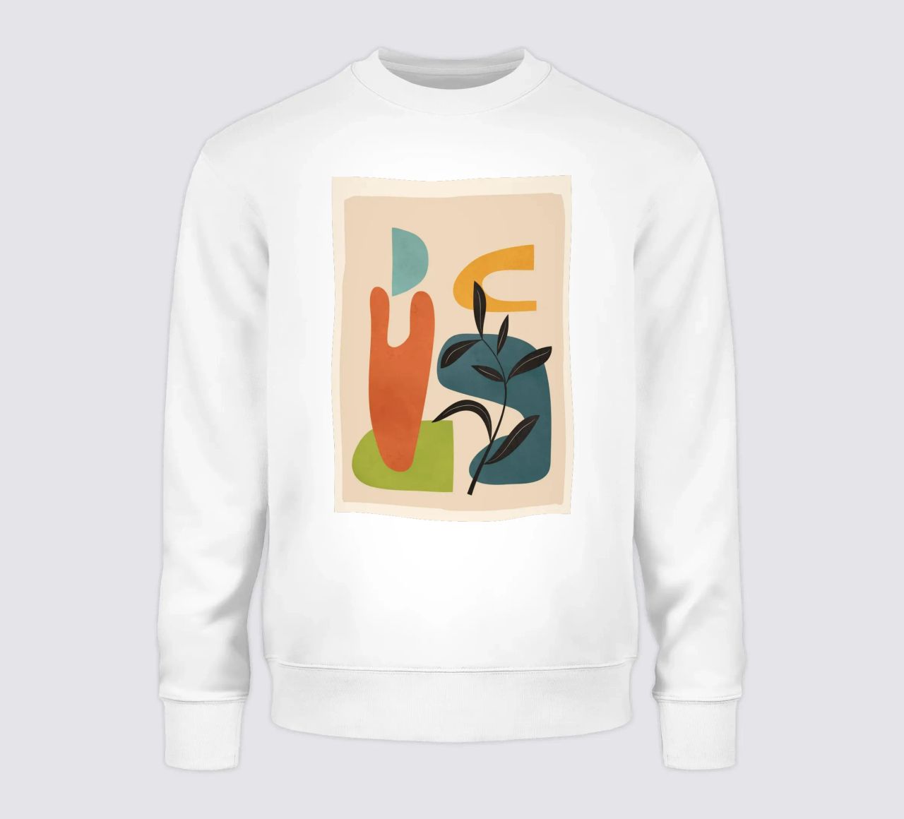 Minimal Balance – Abstract Forms III sweatshirt by Nadjaa