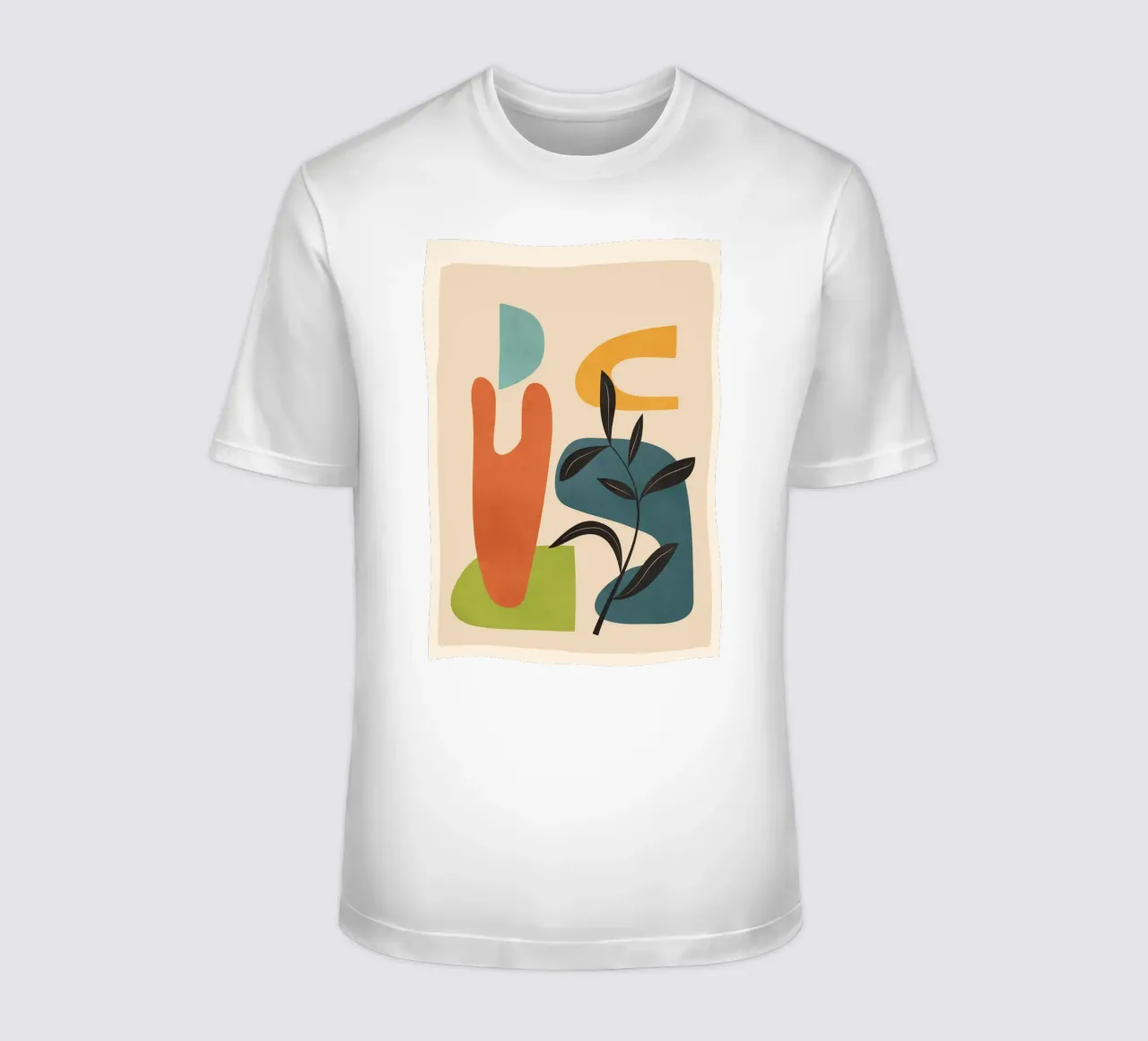 Minimal Balance – Abstract Forms III t-shirt da Nadjaa