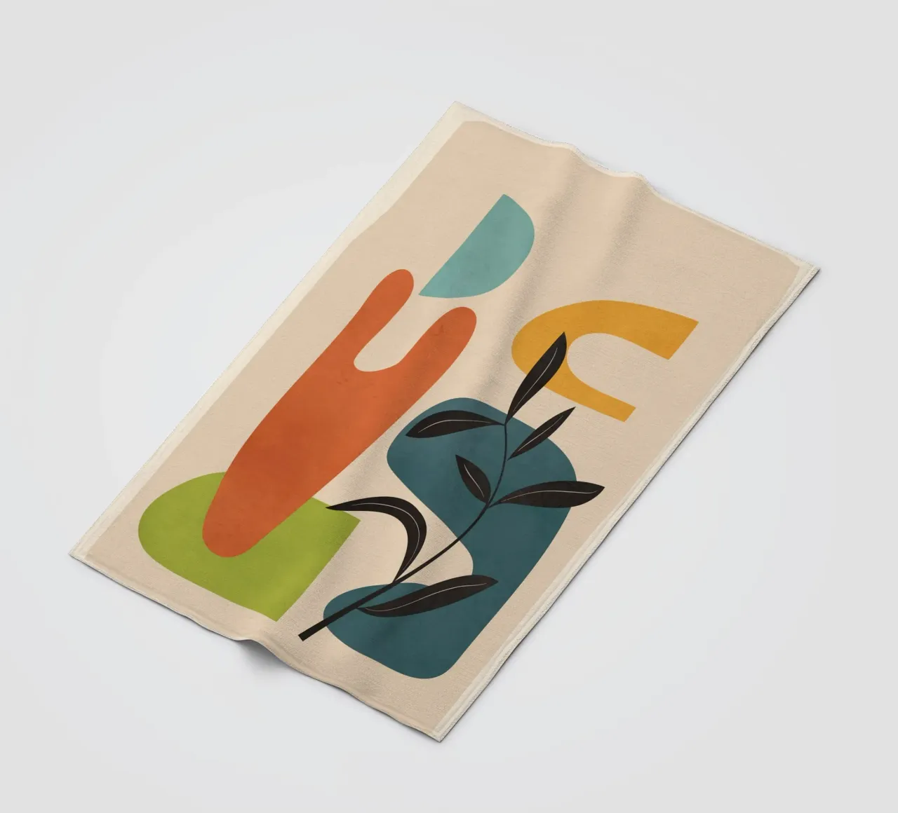 Minimal Balance – Abstract Forms III coperta in pile da Nadjaa