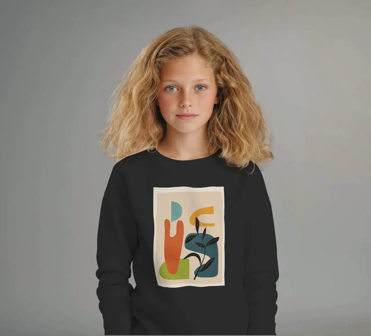 Minimal Balance – Abstract Forms III felpa bambino da Nadjaa