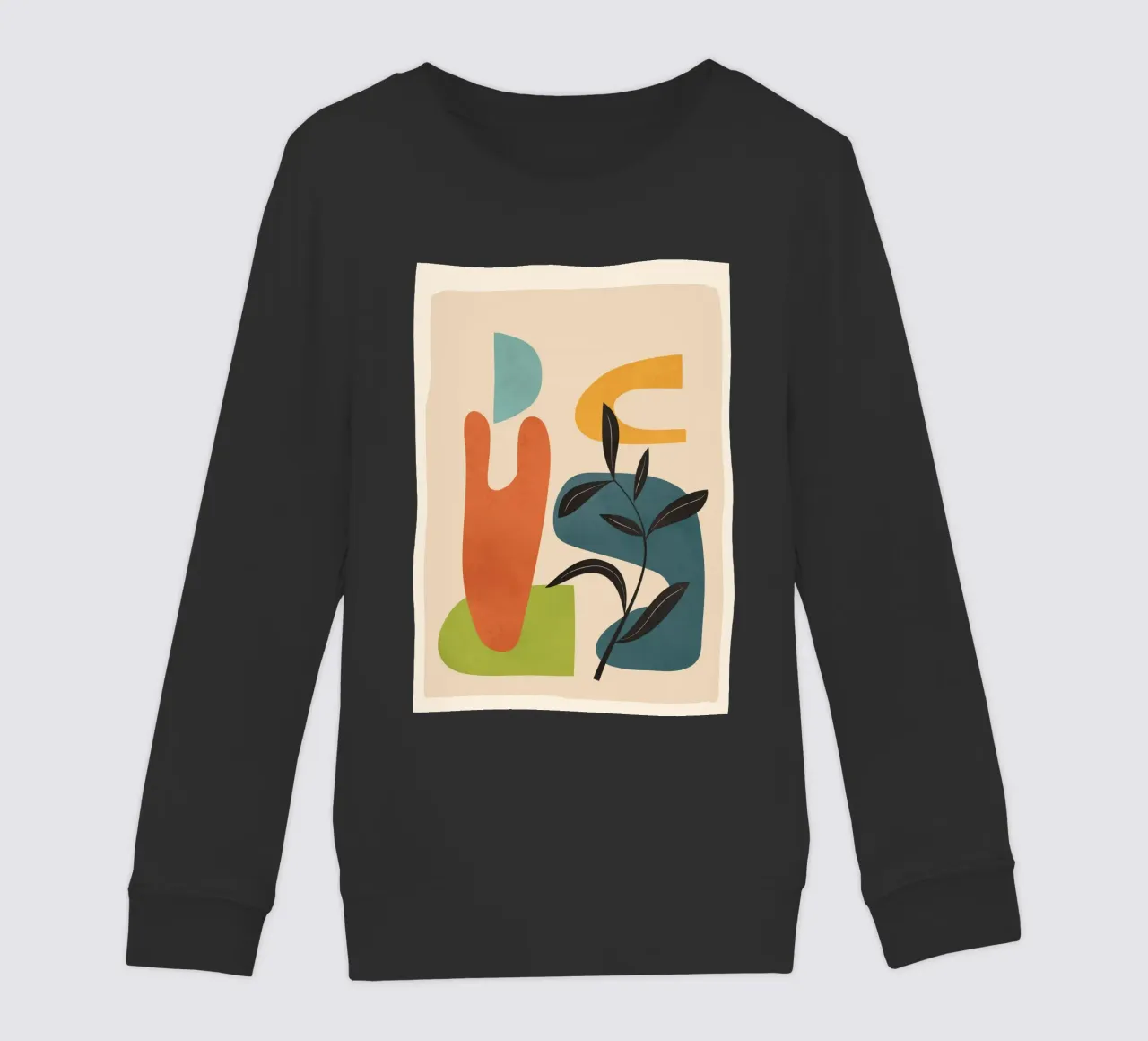 Minimal Balance – Abstract Forms III felpa bambino da Nadjaa