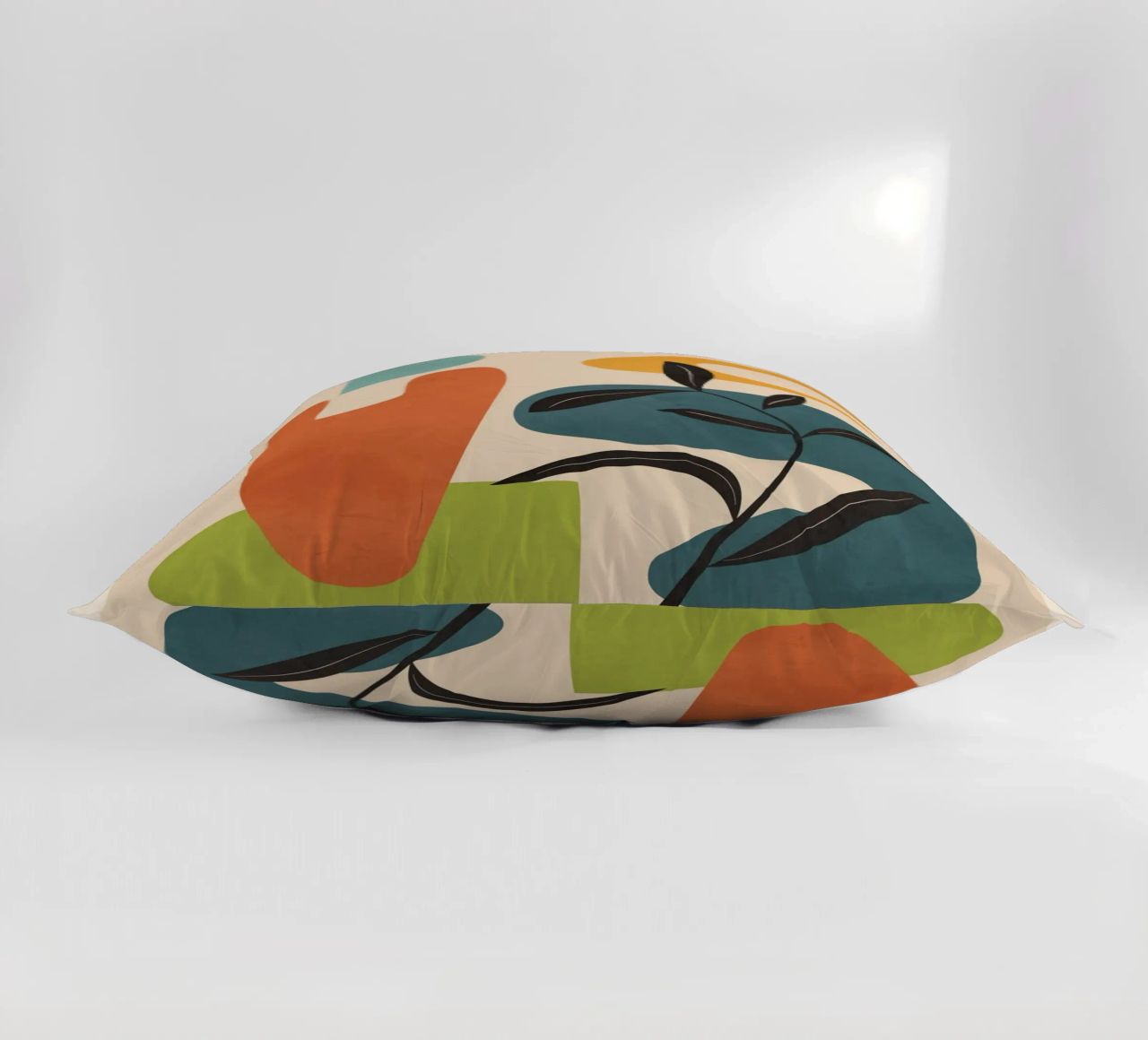 Minimal Balance – Abstract Forms III decorative cushion by Nadjaa