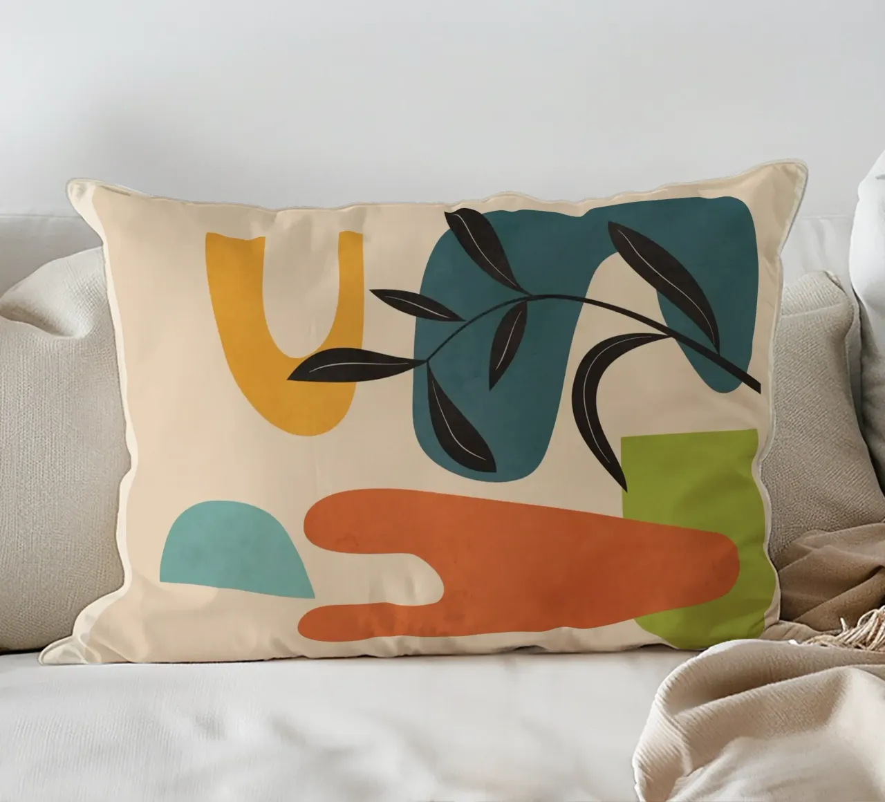 Minimal Balance – Abstract Forms III cuscino da Nadjaa