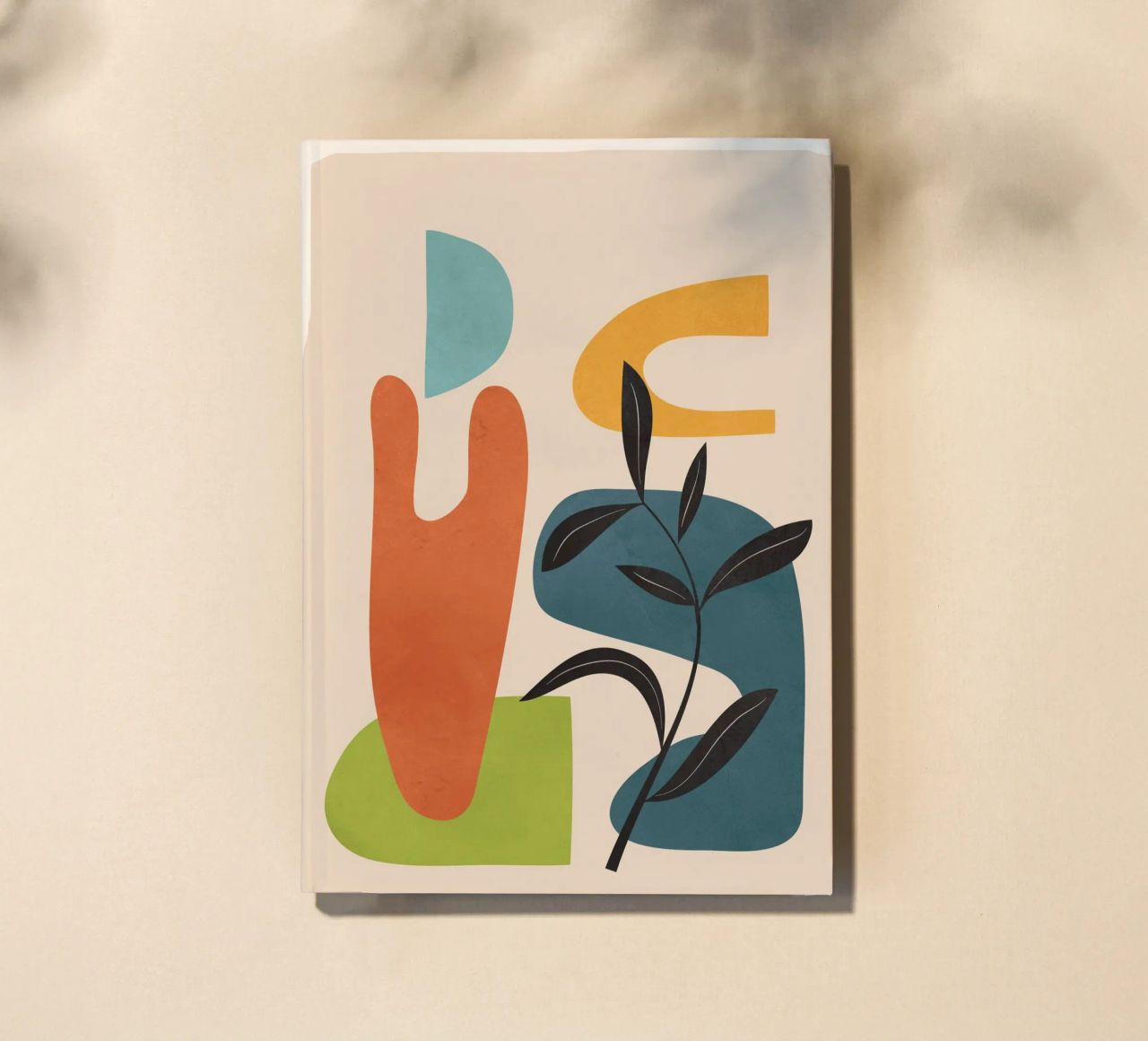 Minimal Balance – Abstract Forms III notebook by Nadjaa