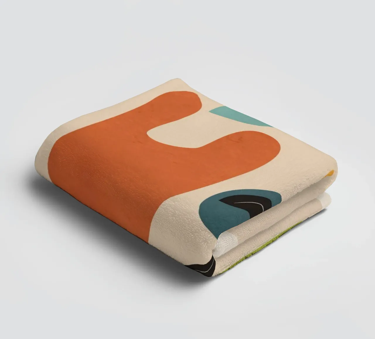 Minimal Balance – Abstract Forms III towel by Nadjaa