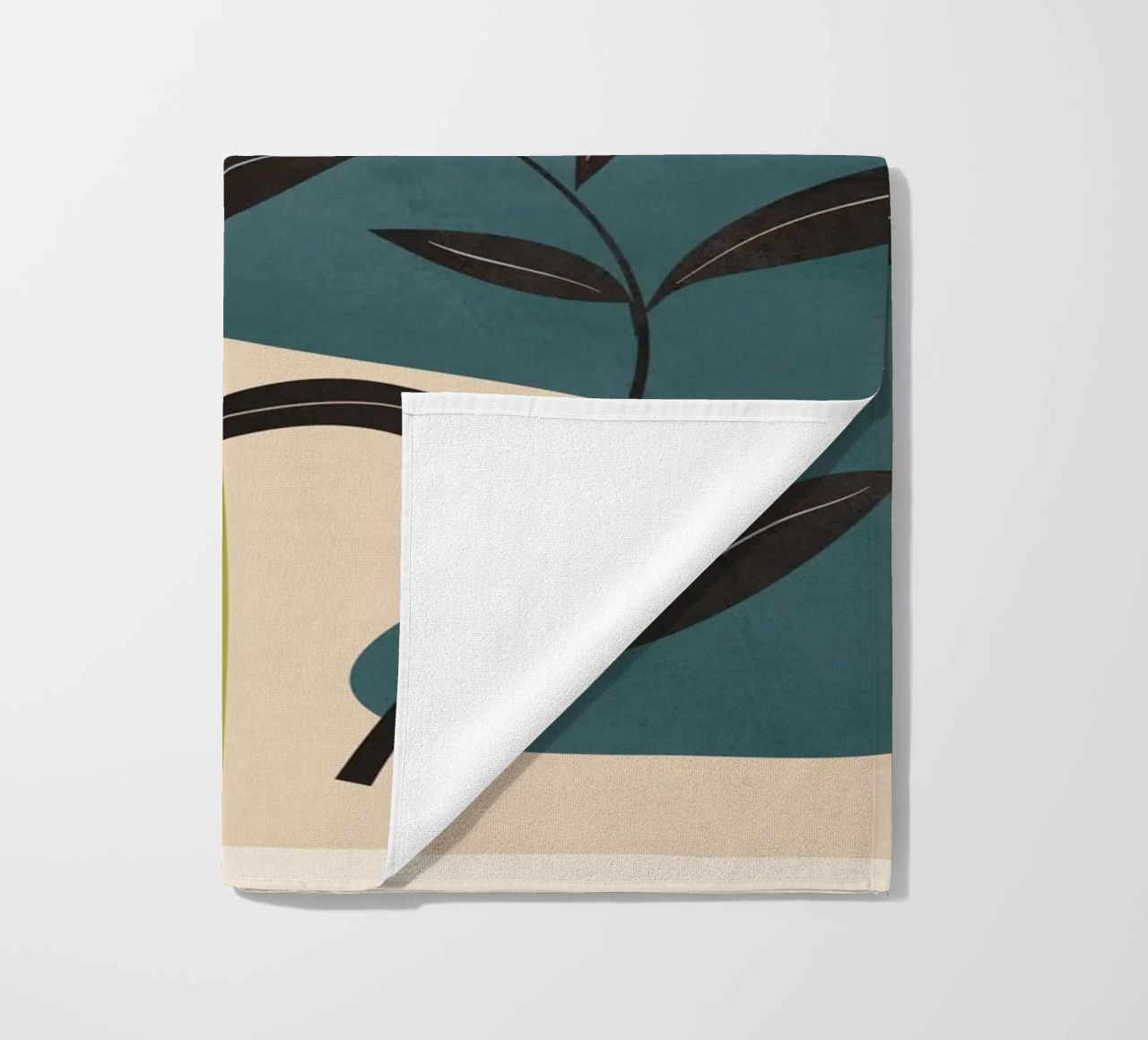 Minimal Balance – Abstract Forms III beach towel by Nadjaa