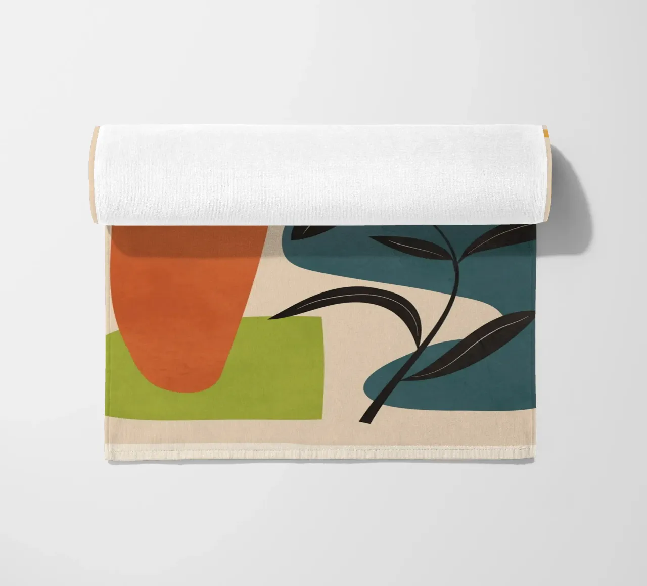 Minimal Balance – Abstract Forms III Strandtuch von Nadjaa
