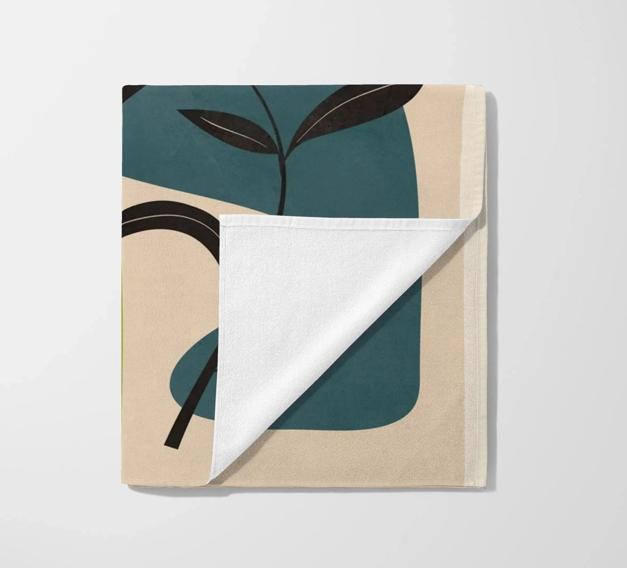 Minimal Balance – Abstract Forms III beach towel by Nadjaa