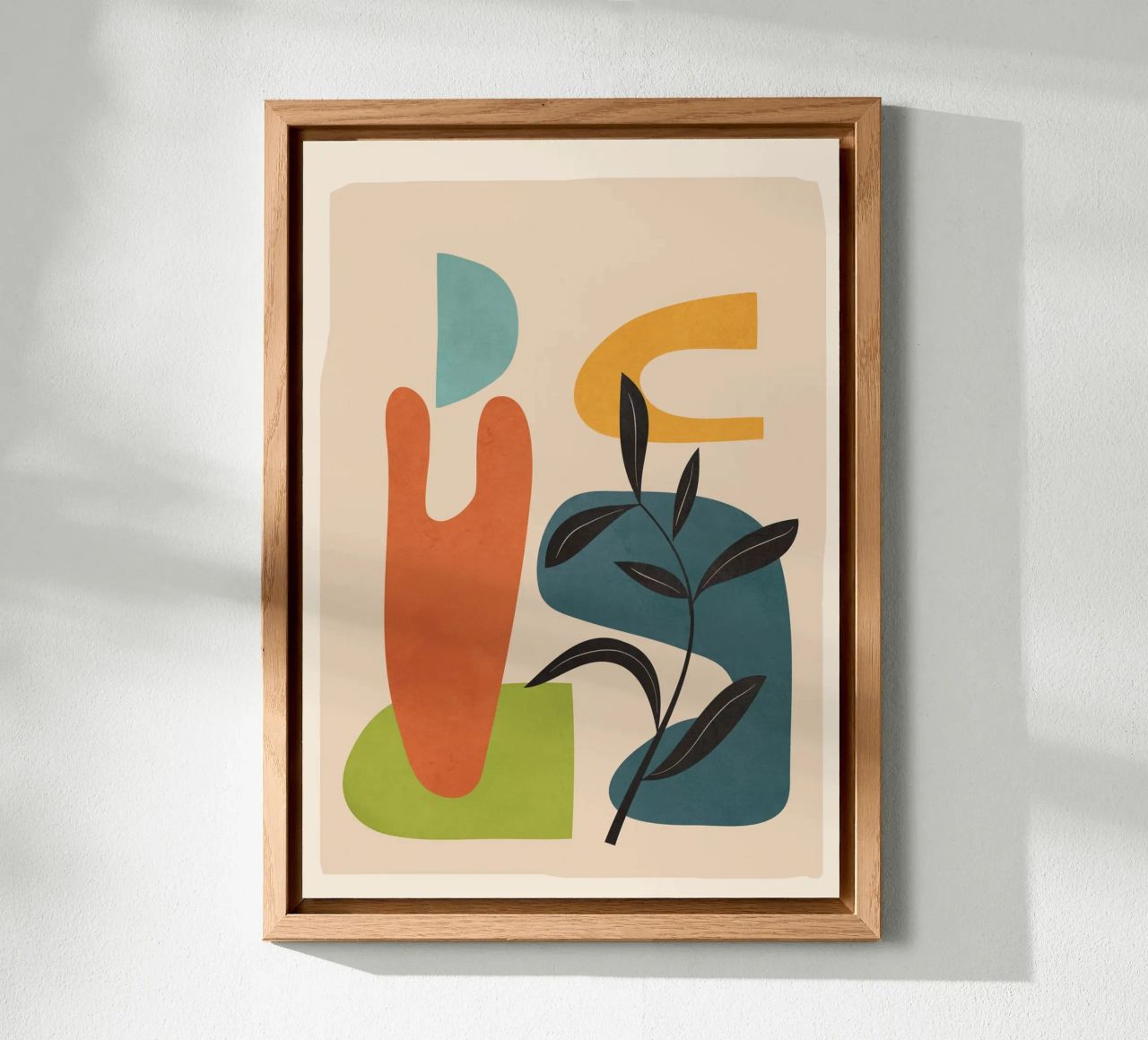 Minimal Balance – Abstract Forms III alu-dibond by Nadjaa