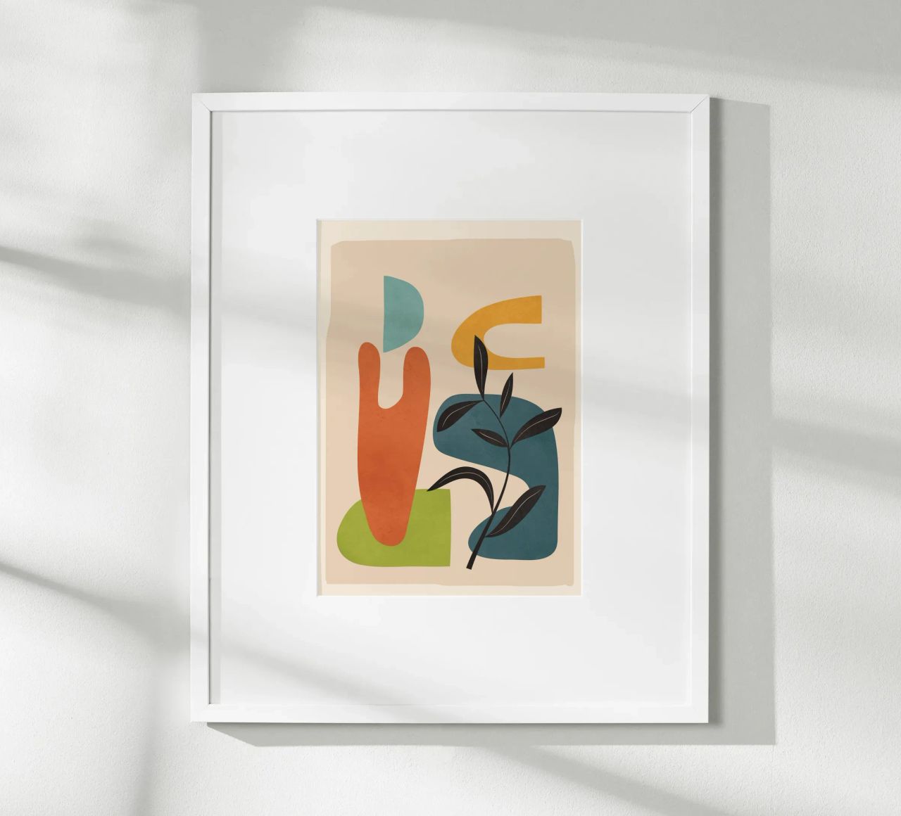 Minimal Balance – Abstract Forms III poster by Nadjaa