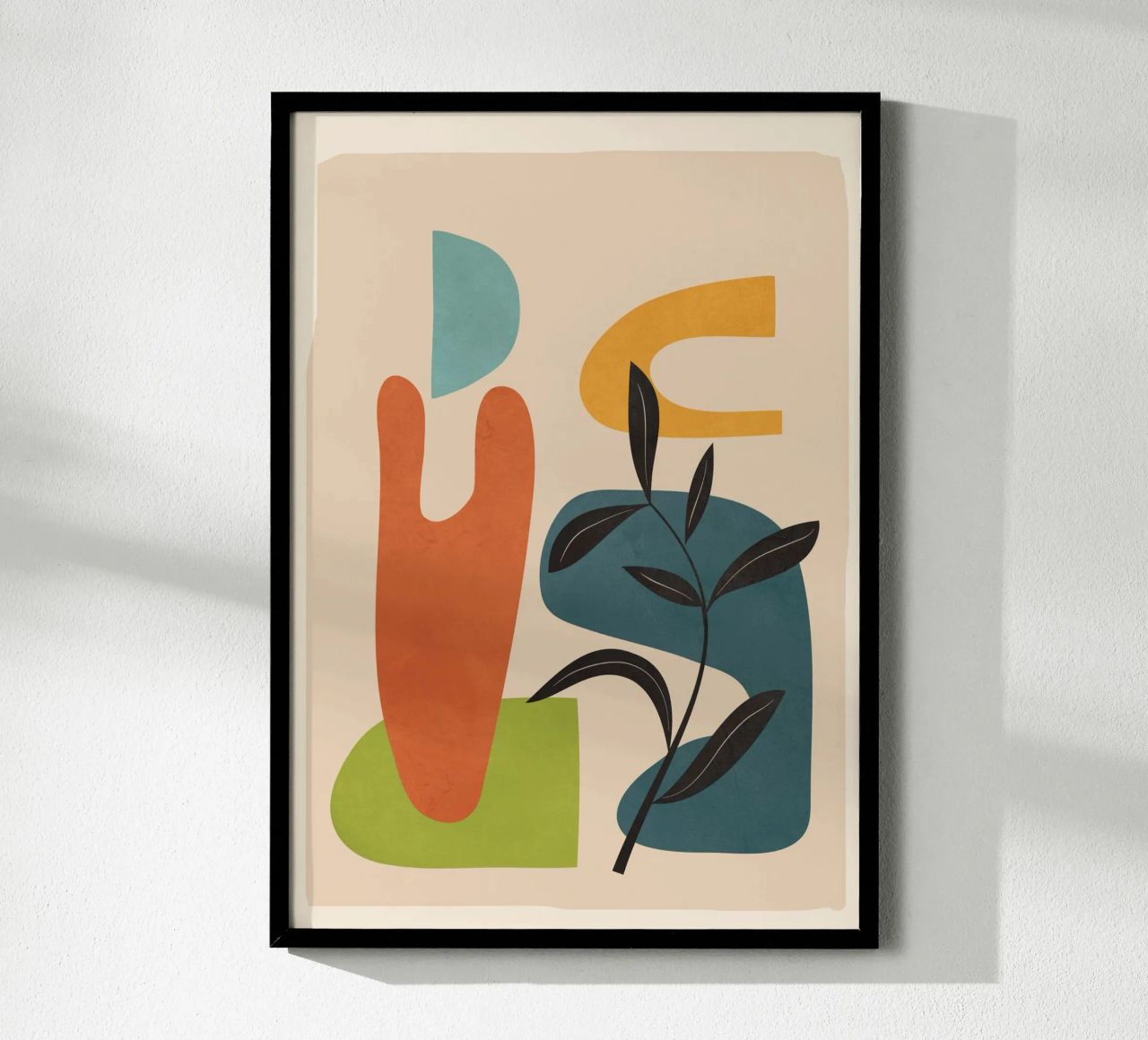 Minimal Balance – Abstract Forms III poster by Nadjaa