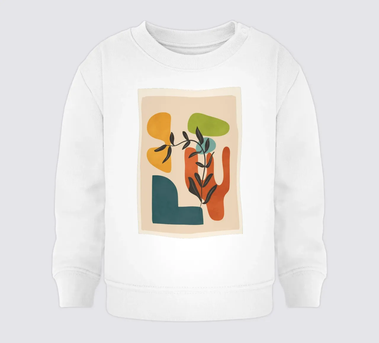 Minimal Balance – Abstract Forms IV Baby Sweatshirt von Nadjaa