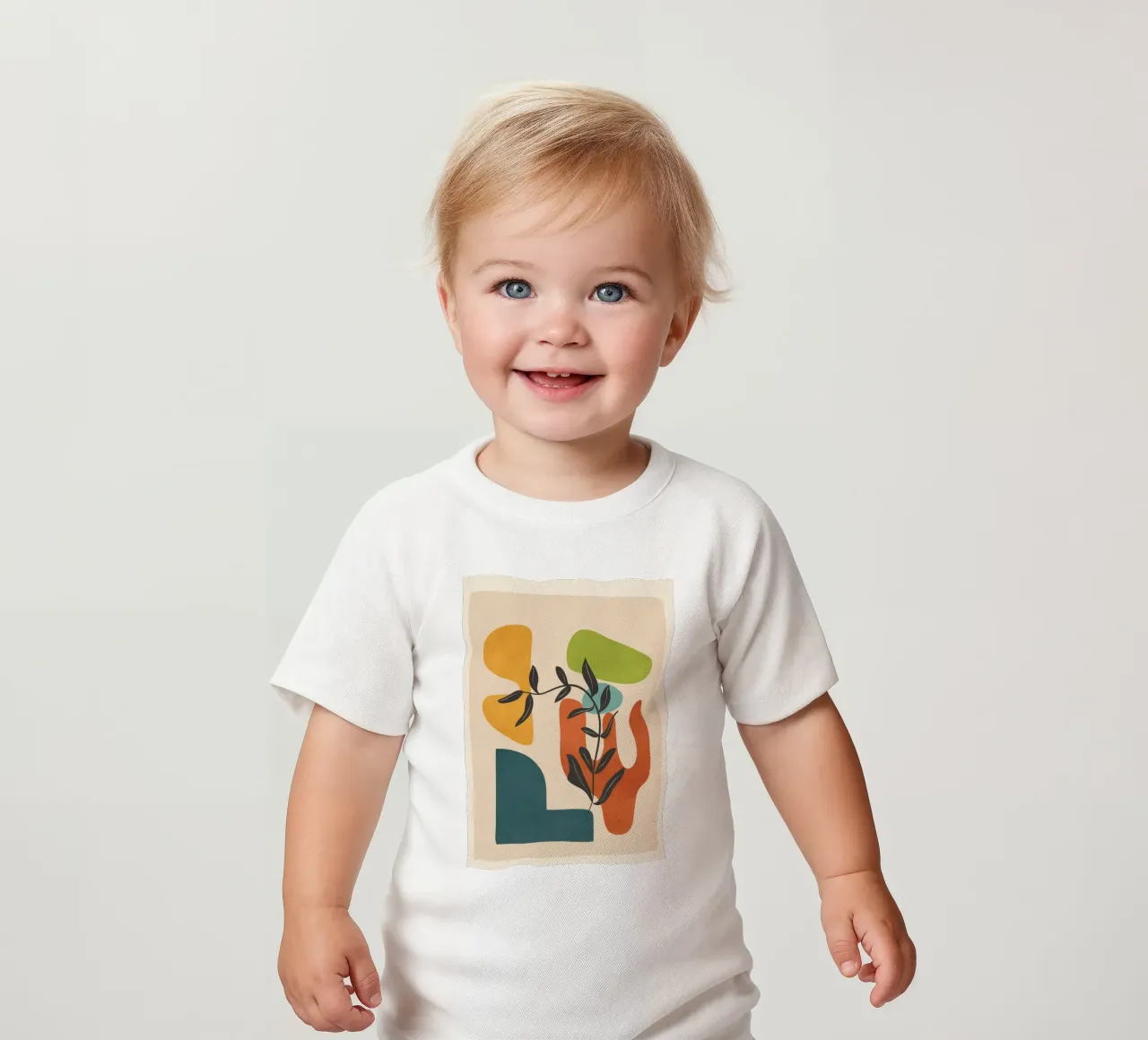 Minimal Balance – Abstract Forms IV Baby T-Shirt von Nadjaa