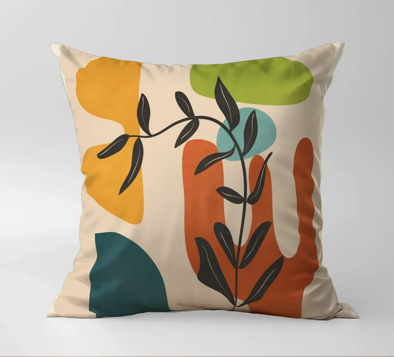Minimal Balance – Abstract Forms IV coussin de Nadjaa