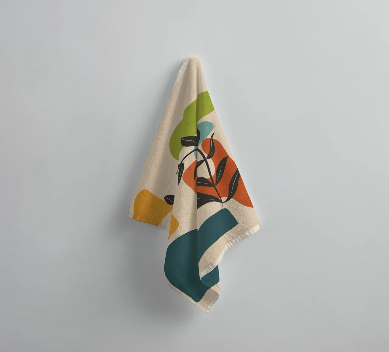 Minimal Balance – Abstract Forms IV Handtuch von Nadjaa