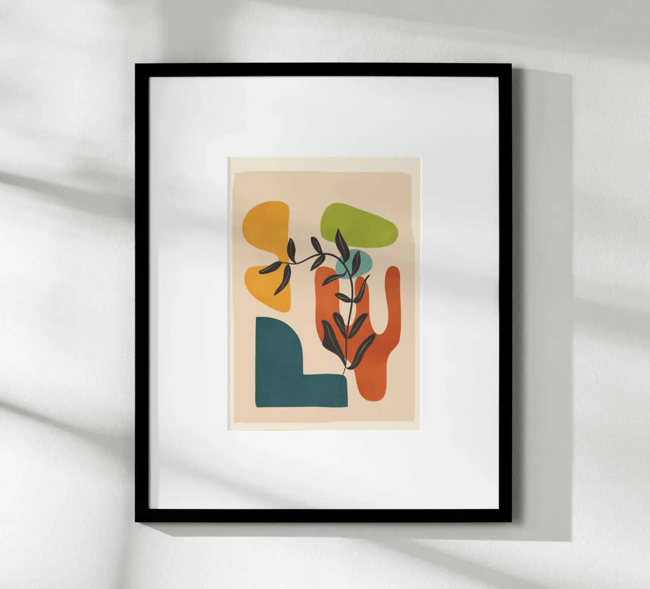Minimal Balance – Abstract Forms IV poster by Nadjaa
