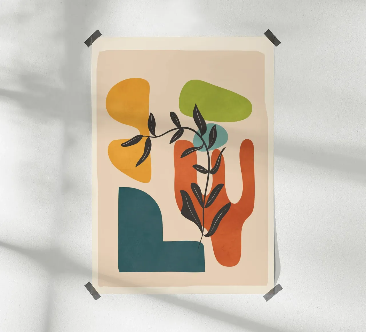 Minimal Balance – Abstract Forms IV poster da Nadjaa
