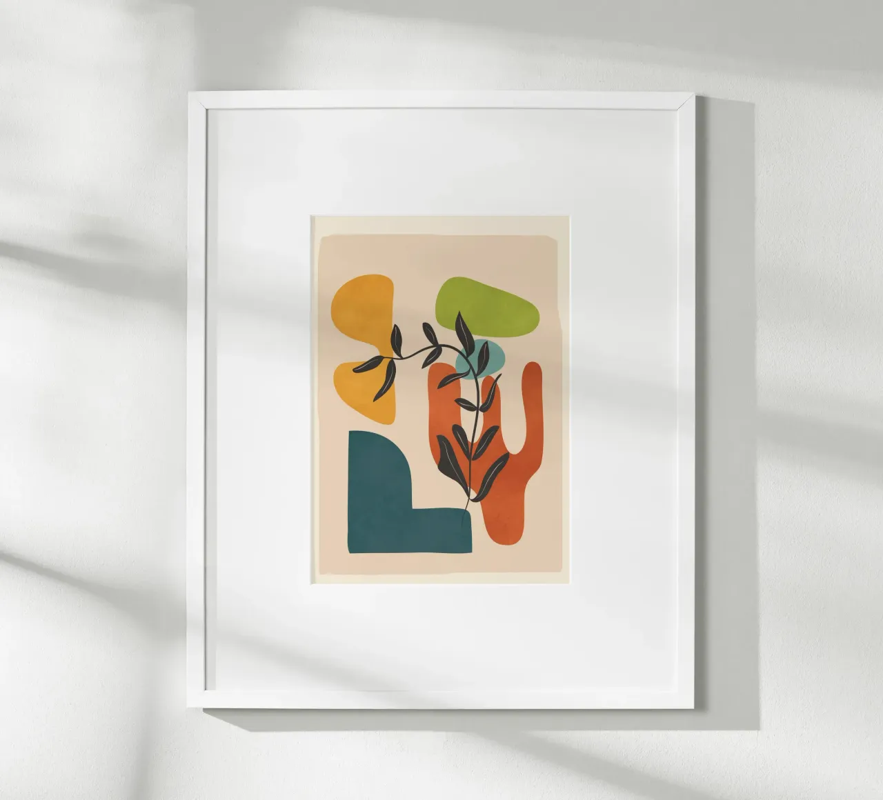 Minimal Balance – Abstract Forms IV poster by Nadjaa