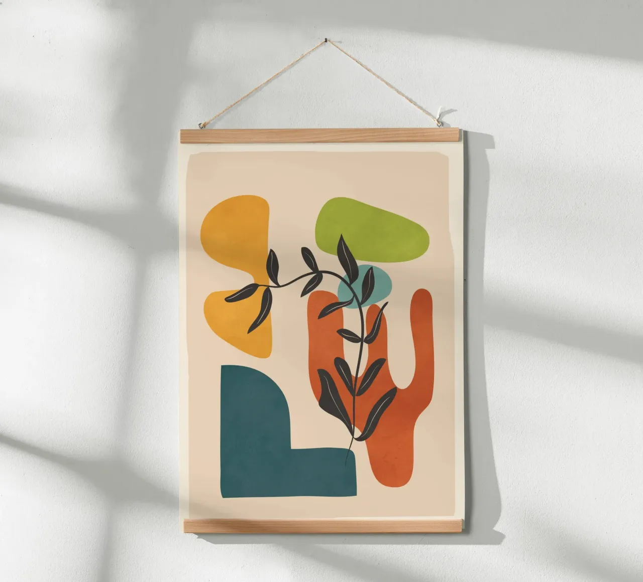 Minimal Balance – Abstract Forms IV poster da Nadjaa