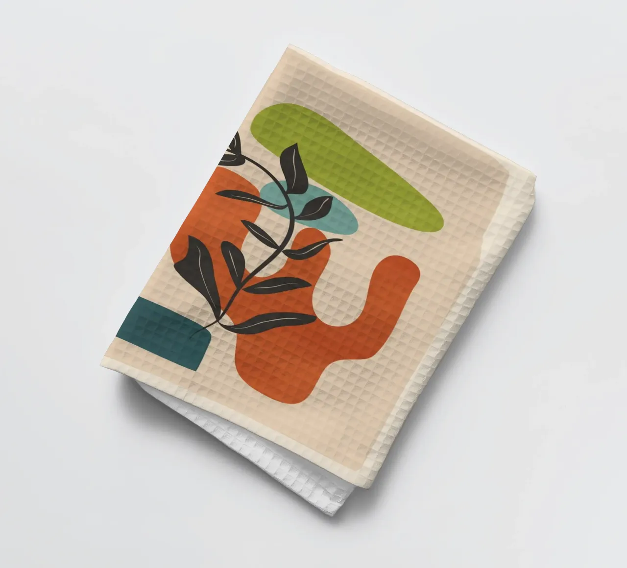 Minimal Balance – Abstract Forms IV torchon de Nadjaa