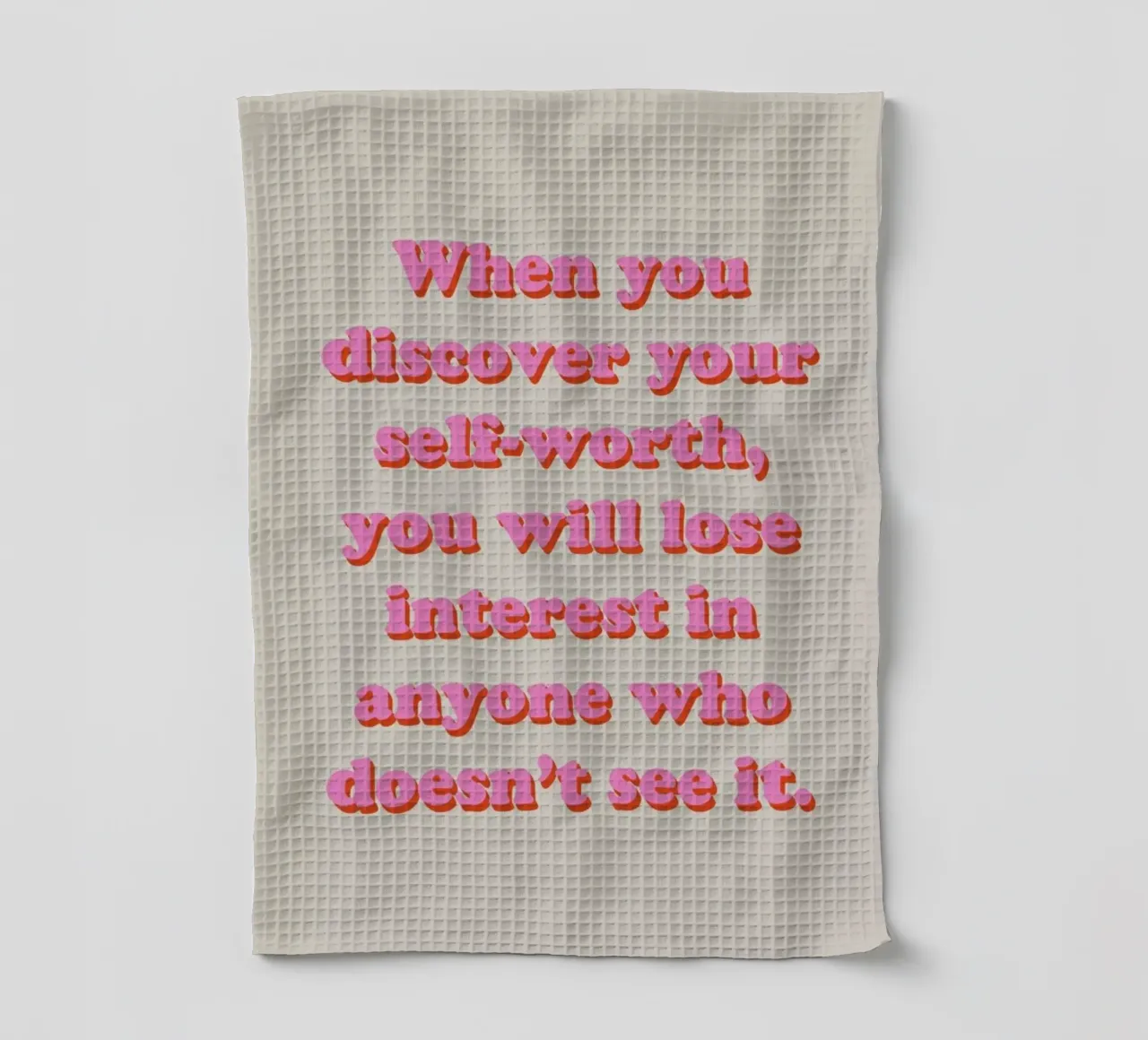 Discover Your Self-Worth torchon de Studio One