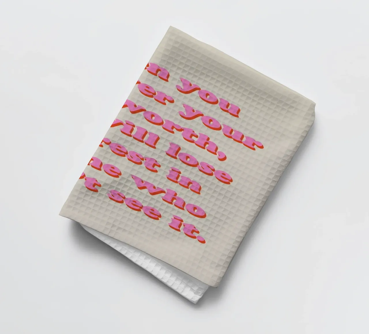 Discover Your Self-Worth torchon de Studio One