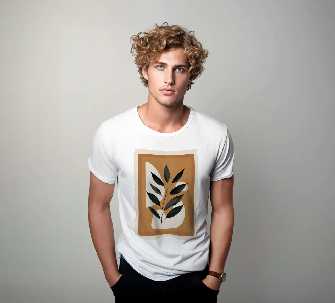 Minimalist Abstract Art Branch 4 t-shirt da Nadjaa