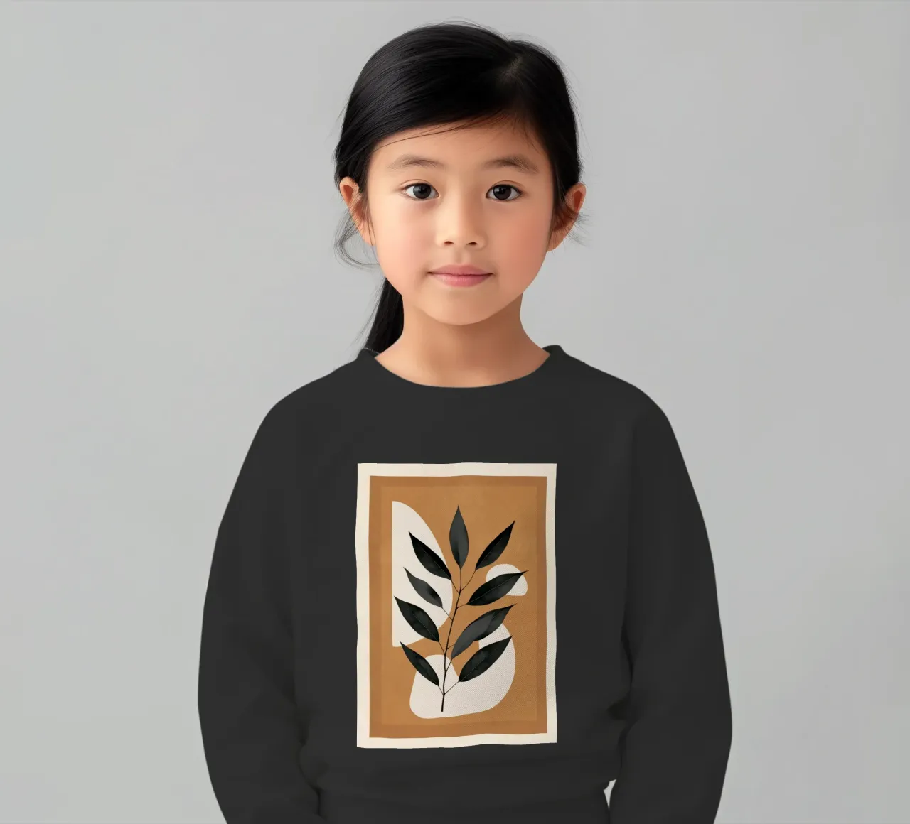 Minimalist Abstract Art Branch 4 felpa bambino da Nadjaa