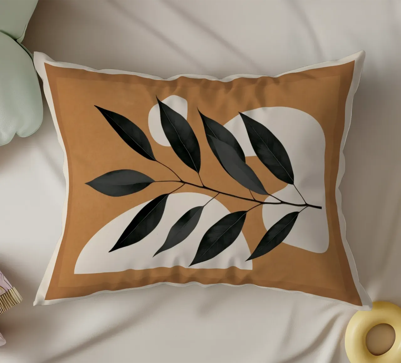 Minimalist Abstract Art Branch 4 cuscino da Nadjaa