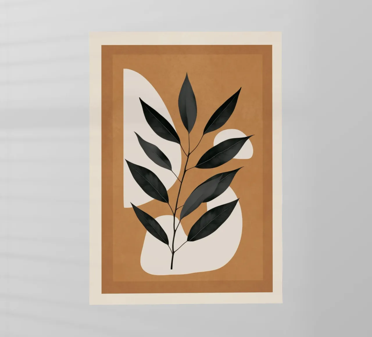 Minimalist Abstract Art Branch 4 pellicola backlit da Nadjaa