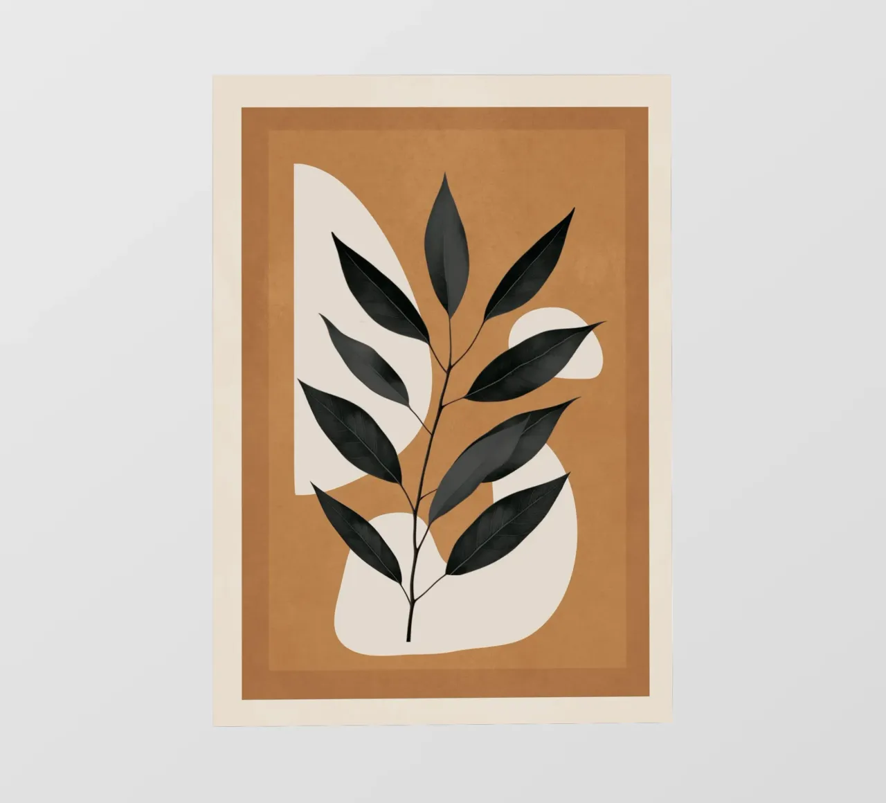 Minimalist Abstract Art Branch 4 pellicola backlit da Nadjaa