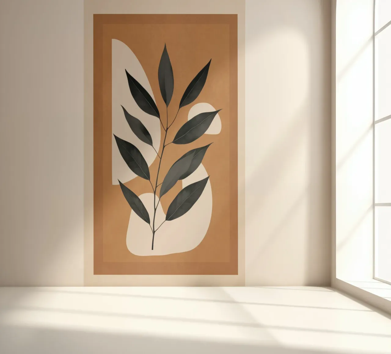 Minimalist Abstract Art Branch 4 papel para pared de Nadjaa