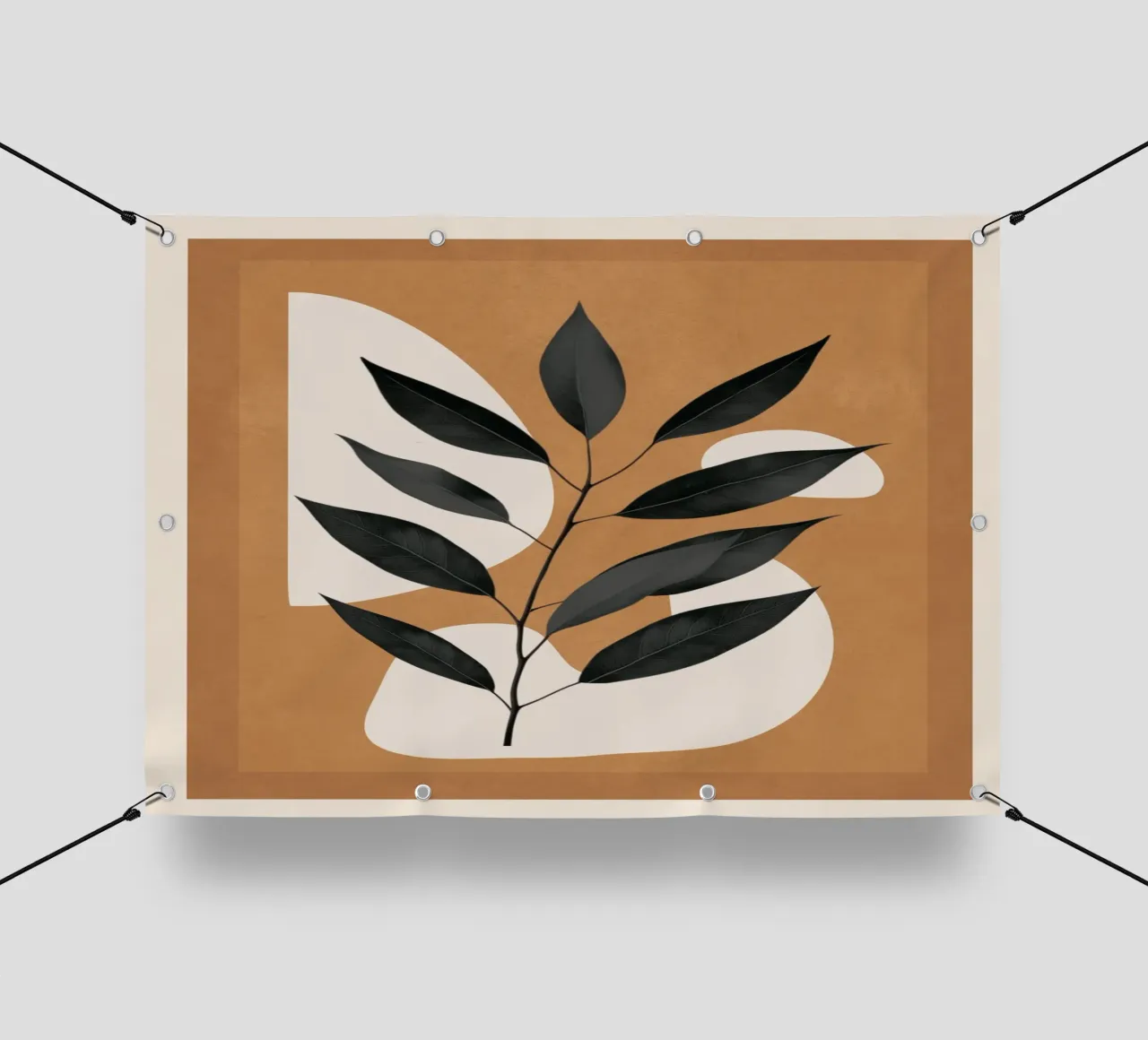 Minimalist Abstract Art Branch 4 telo in pvc da Nadjaa