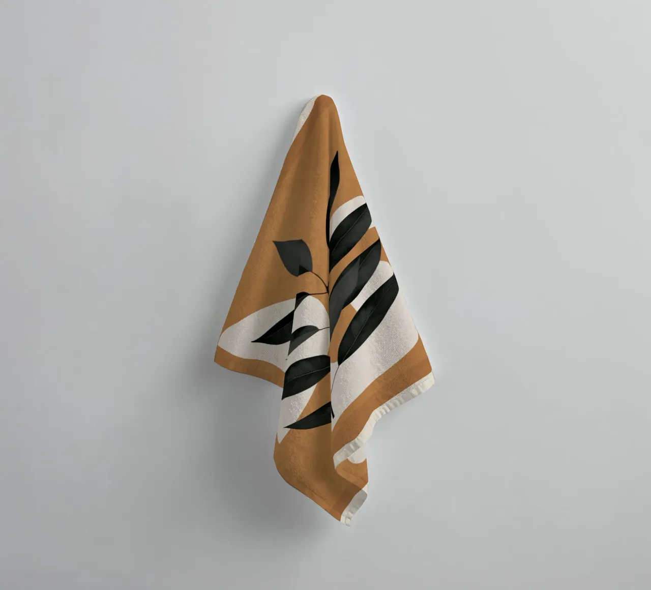 Minimalist Abstract Art Branch 4 towel by Nadjaa