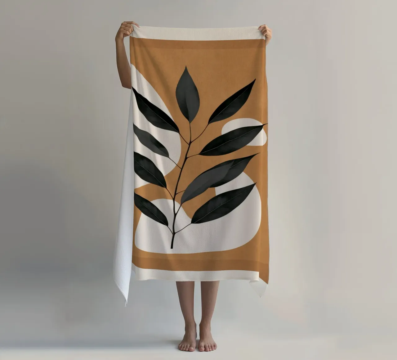 Minimalist Abstract Art Branch 4 telo mare da Nadjaa