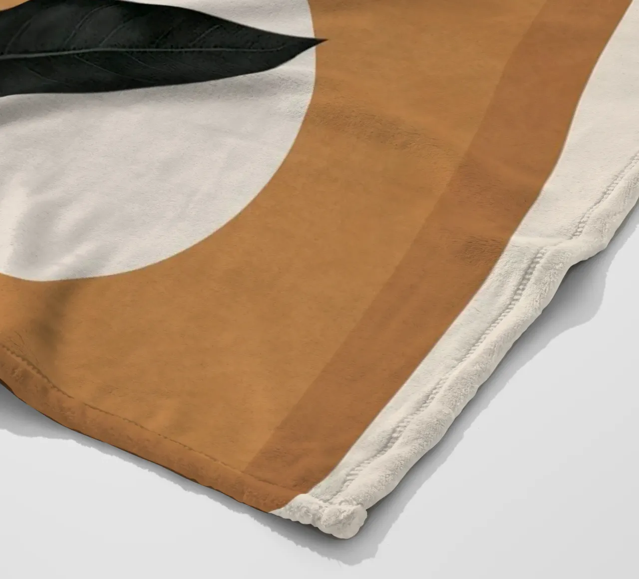 Minimalist Abstract Art Branch 4 coperta in pile da Nadjaa