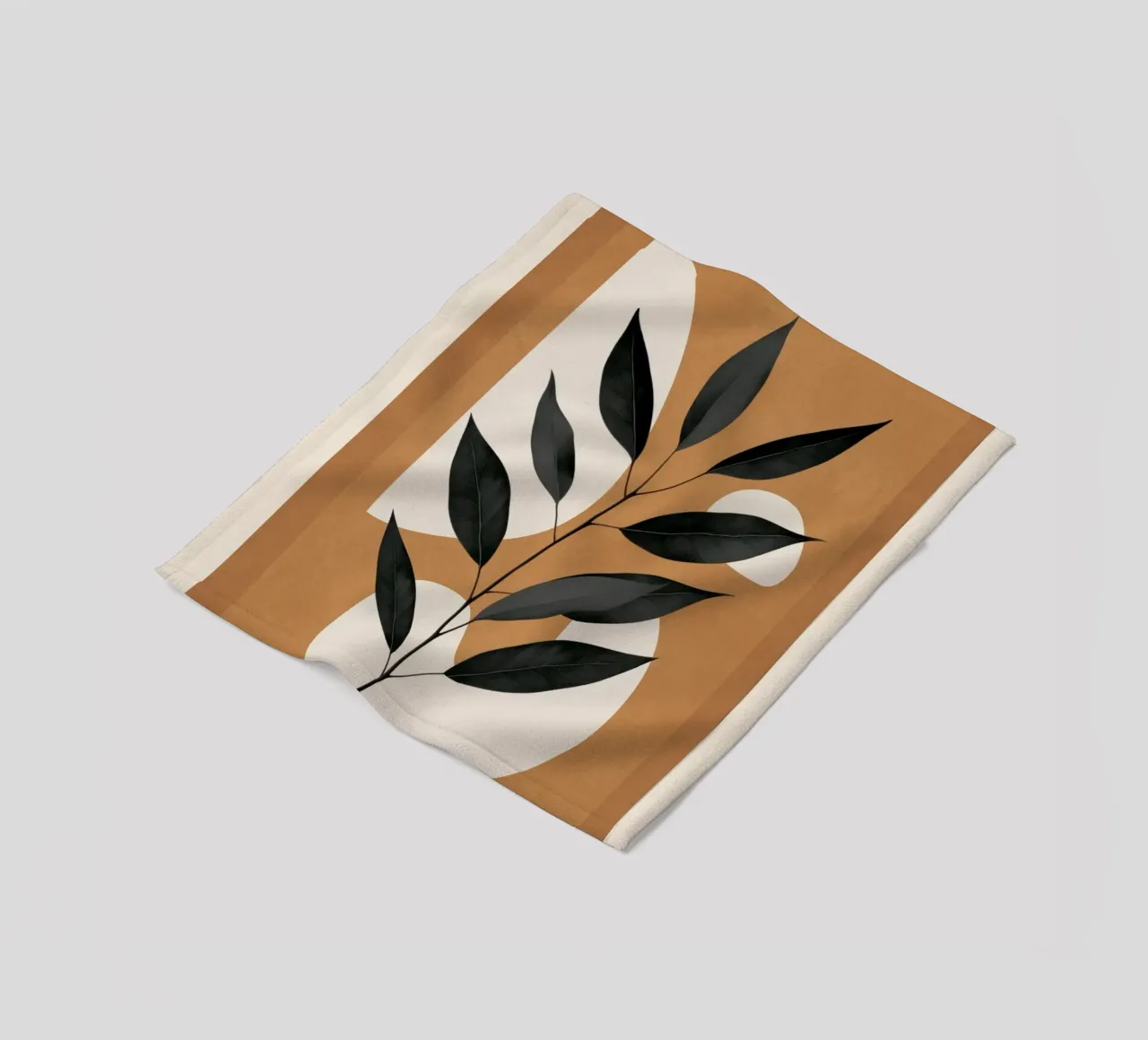 Minimalist Abstract Art Branch 4 coperta in pile da Nadjaa