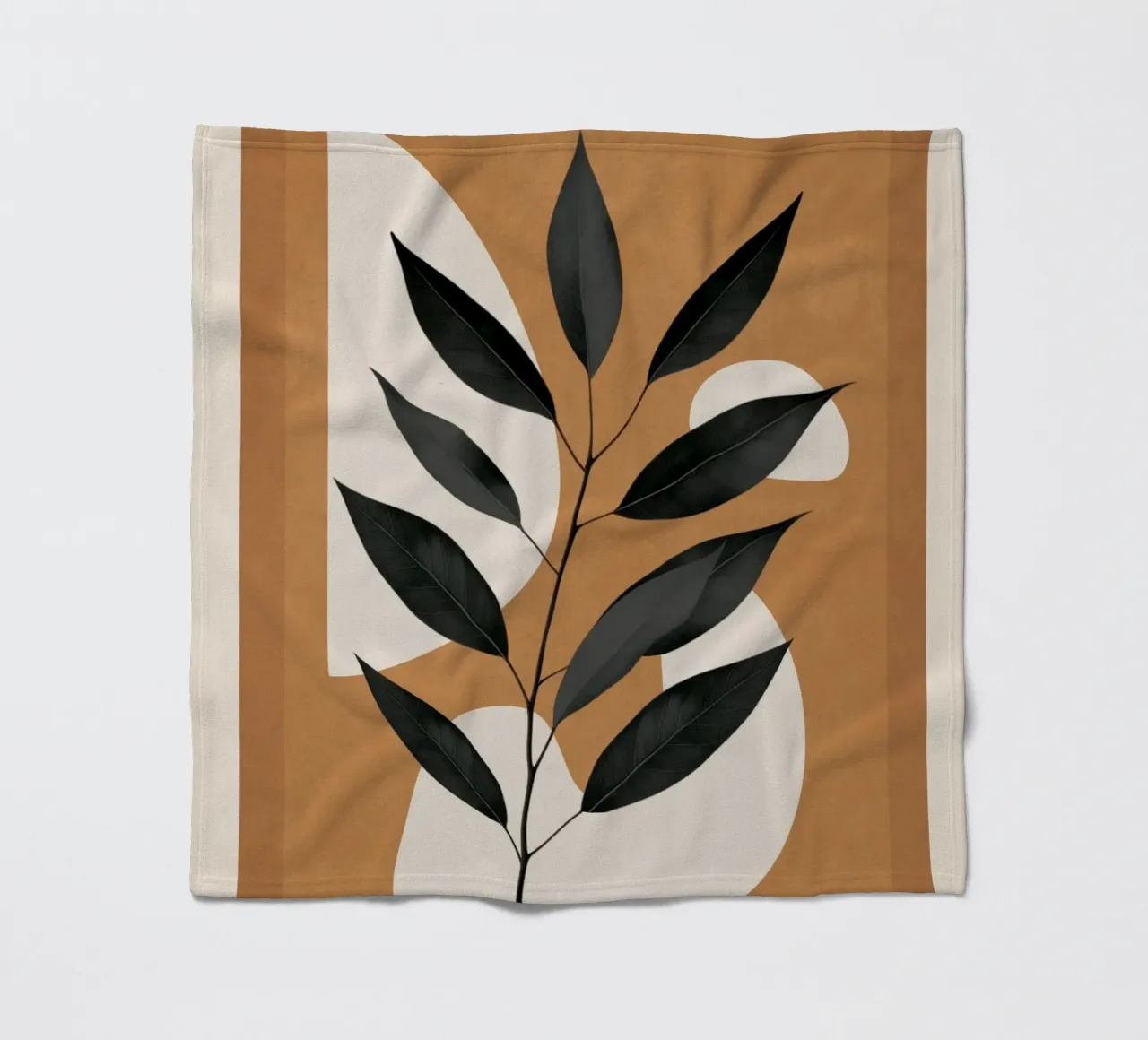 Minimalist Abstract Art Branch 4 coperta in pile da Nadjaa