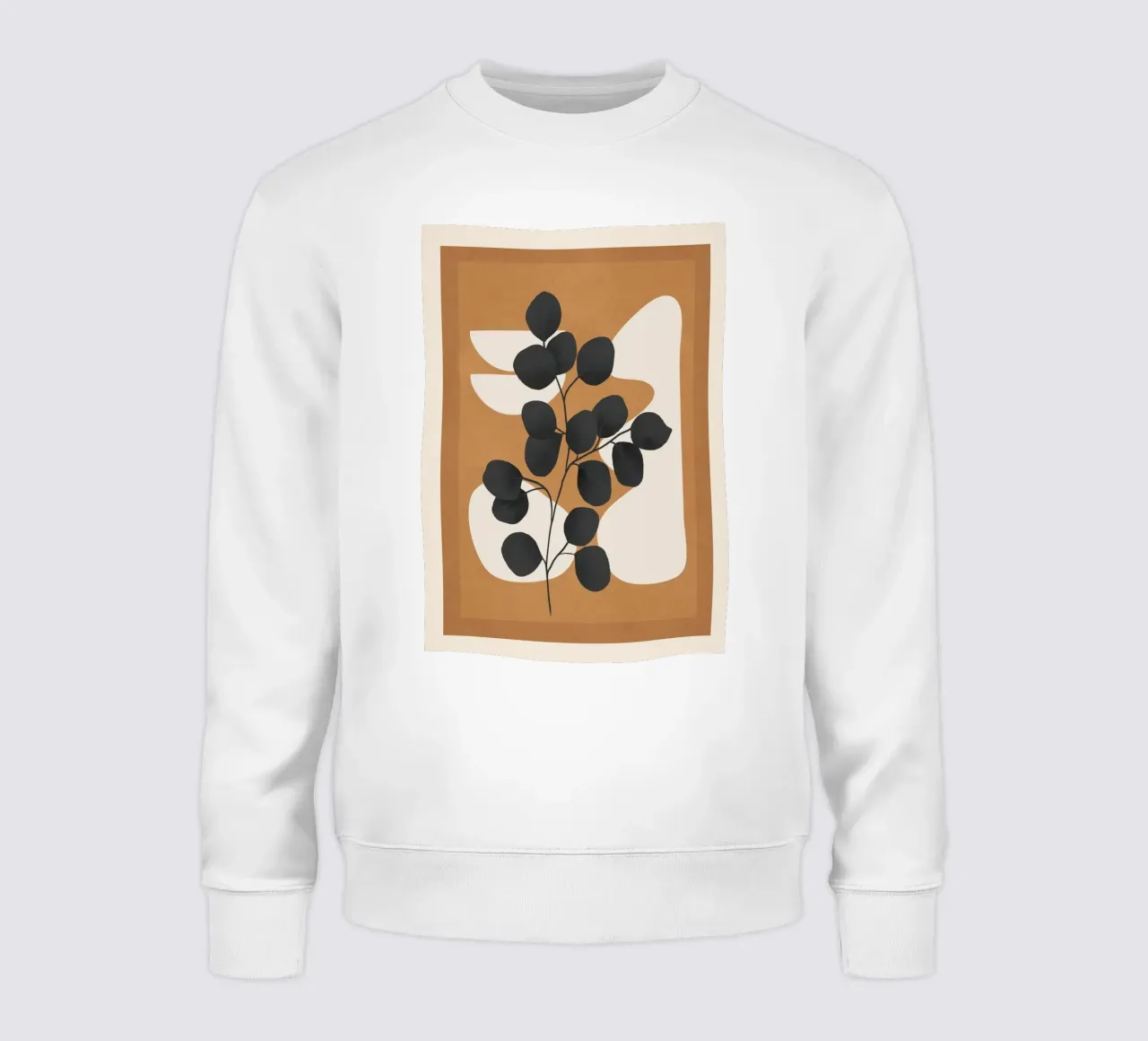 Minimalist Abstract Art Branch 5 sweatshirt by Nadjaa