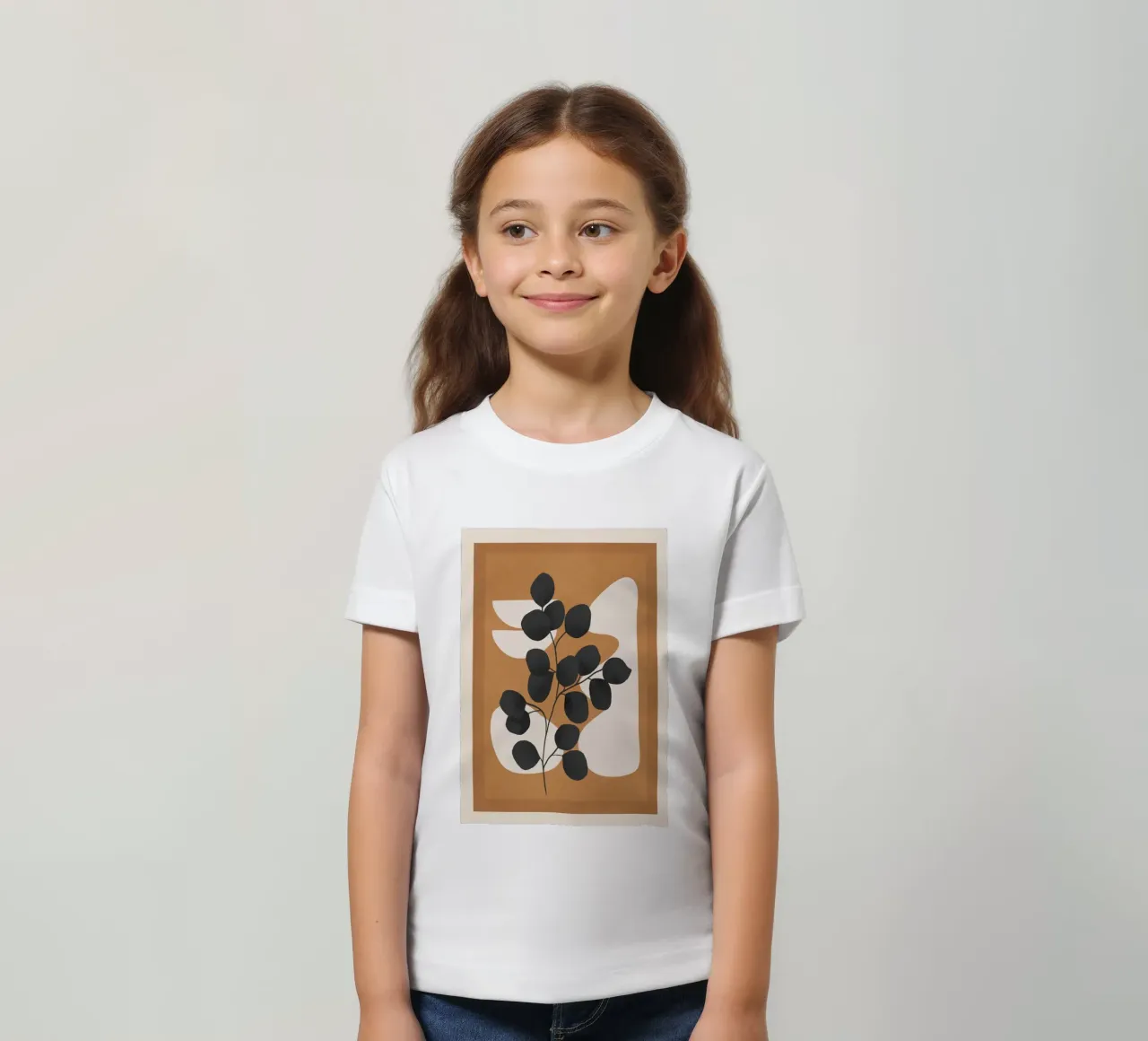 Minimalist Abstract Art Branch 5 t-shirt bambini da Nadjaa
