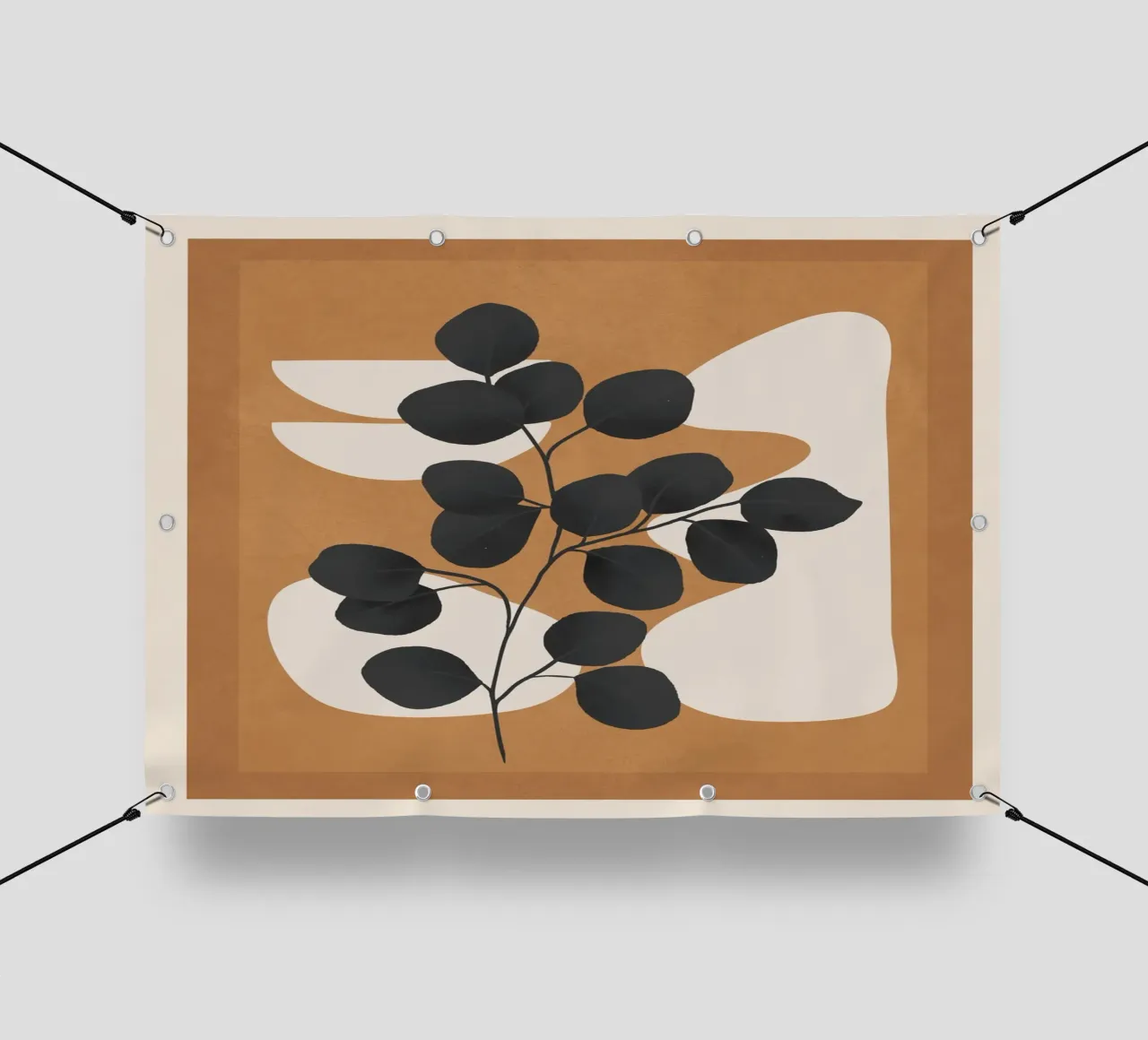 Minimalist Abstract Art Branch 5 telo in pvc da Nadjaa